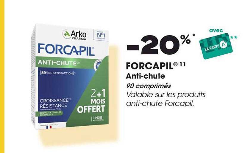 FORCAPIL® 11 Anti-chute 90 comprimés
