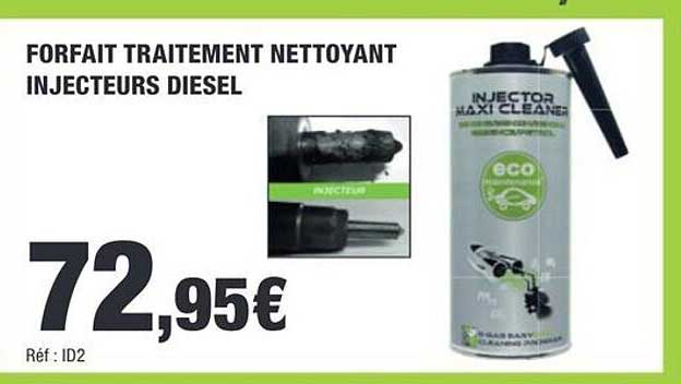 FORFAIT TRAITEMENT NETTOYANT INJECTEURS DIESEL