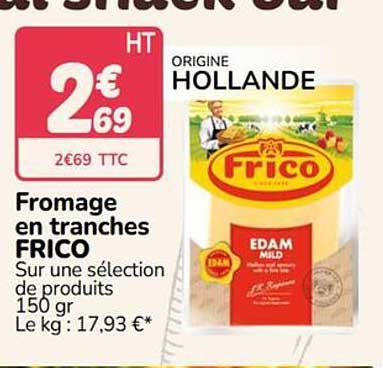 Fromage en tranches FRICO