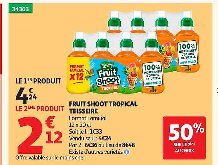 FRUIT SHOOT TROPICAL TEISSEIRE