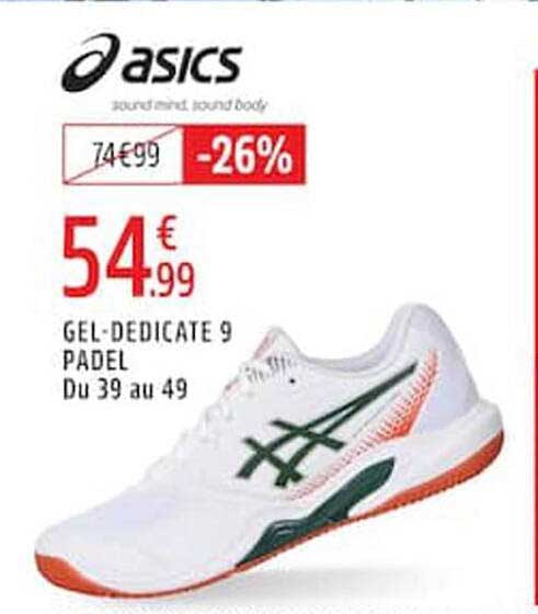 GEL-DEDICATE 9 PADEL Du 39 au 49