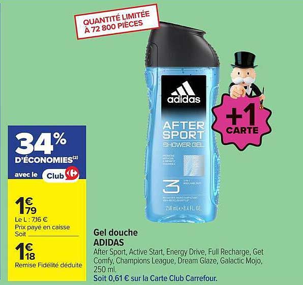 Gel douche ADIDAS