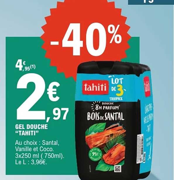 GEL DOUCHE “TAHITI”