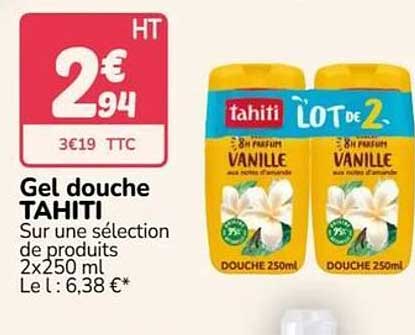 Gel douche TAHITI