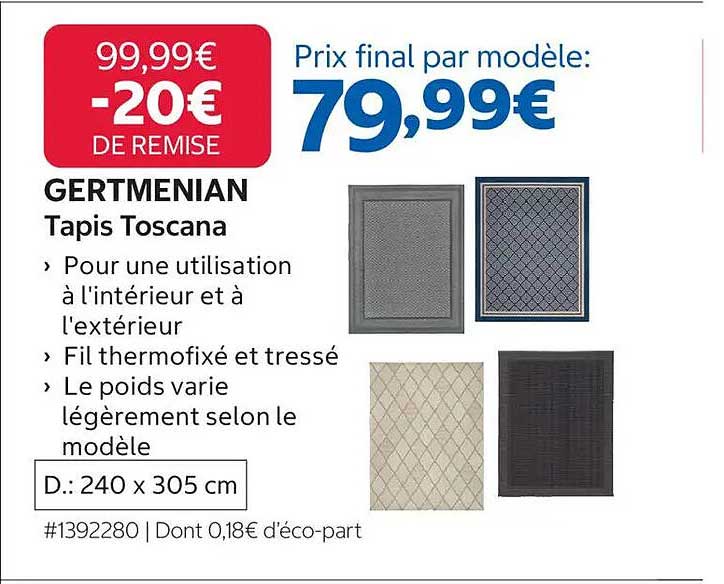 GERTMENIAN Tapis Toscana