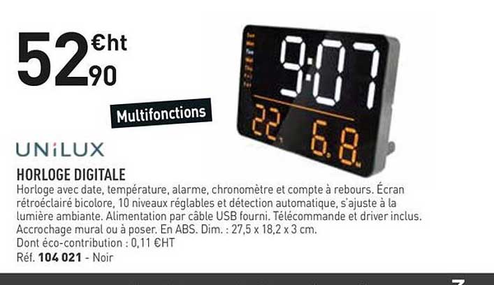 HORLOGE DIGITALE