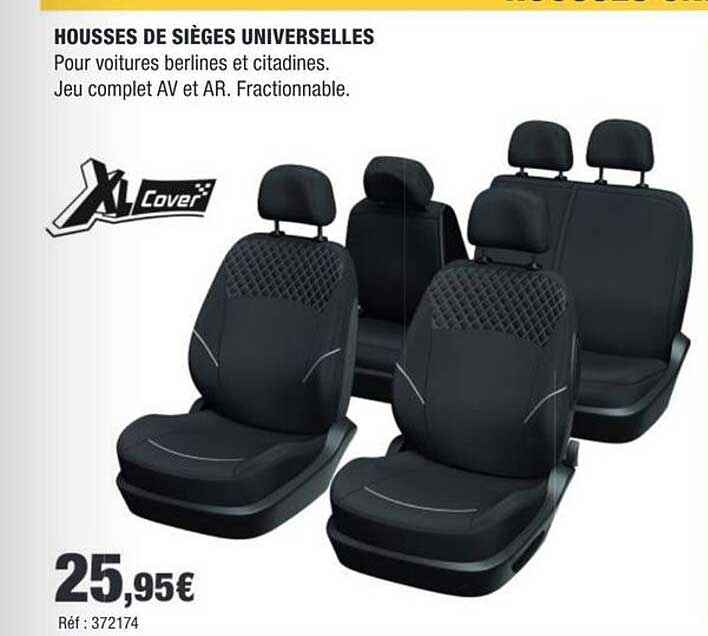 HOUSSSES DE SIÈGES UNIVERSELLES