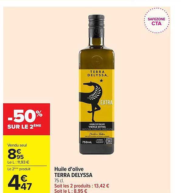 Huile d'olive TERRA DELYSSA