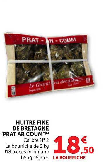 HUÎTRE FINE DE BRETAGNE "PRAT AR COUM"(6)