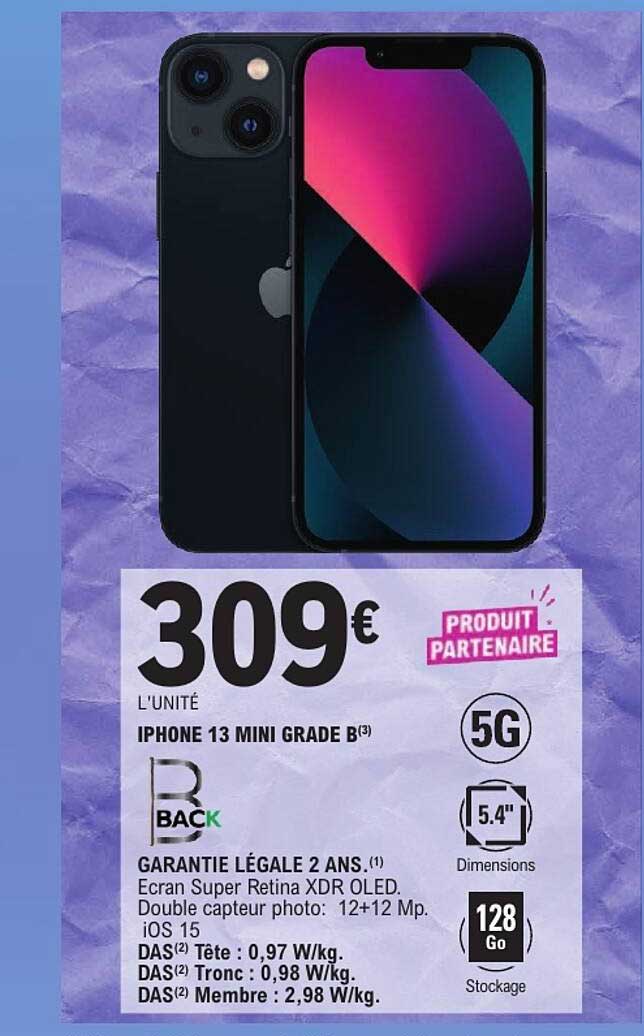 IPHONE 13 MINI GRADE B(3)
