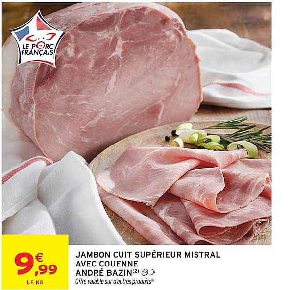 JAMBON CUIT SUPÉRIEUR MISTRAL AVEC COUENNE ANDRÉ BAZIN(2)