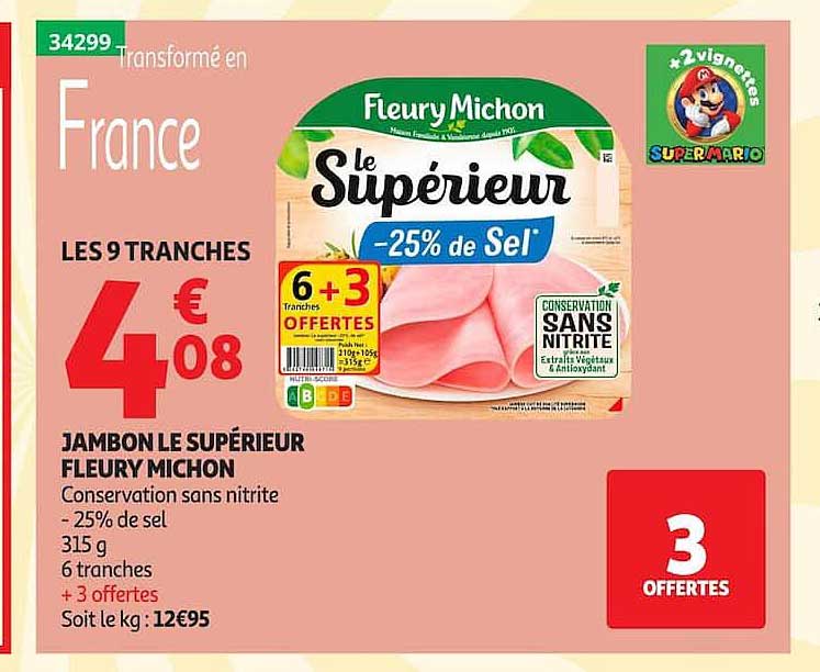 JAMBON LE SUPÉRIEUR FLEURY MICHON