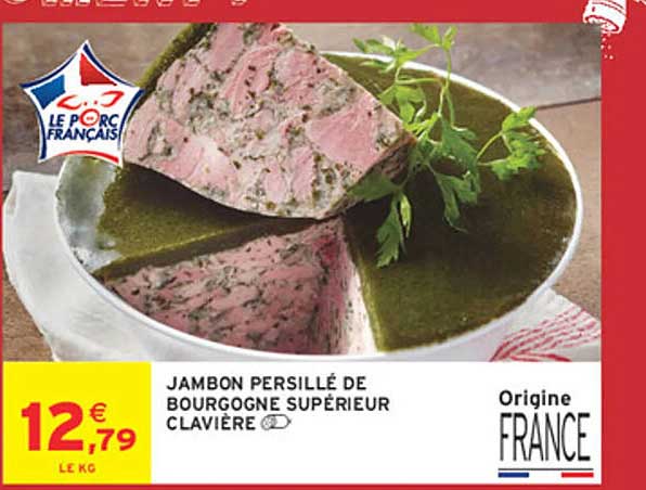 JAMBON PERSILLÉ DE BOURGOGNE SUPÉRIEUR CLAVIÈRE