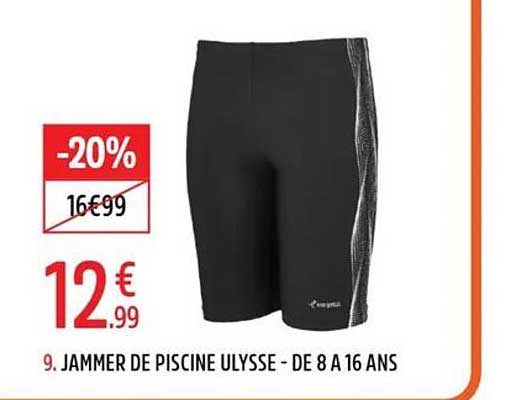 JAMMER DE PISCINE ULYSSE - DE 8 A 16 ANS