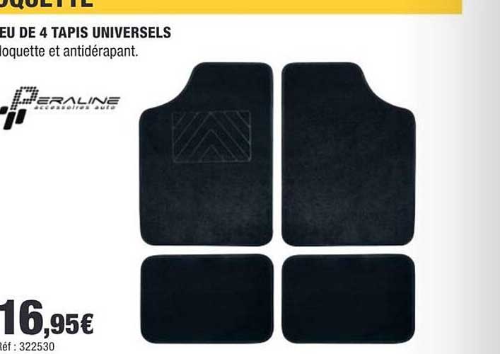 JEU DE 4 TAPIS UNIVERSELS
