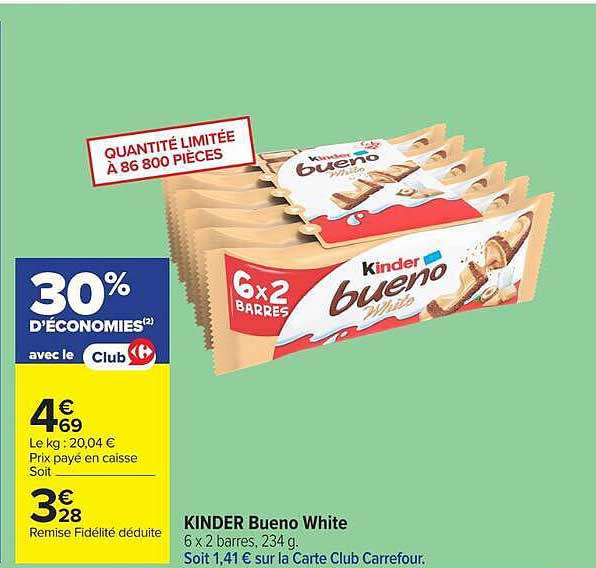 KINDER Bueno White