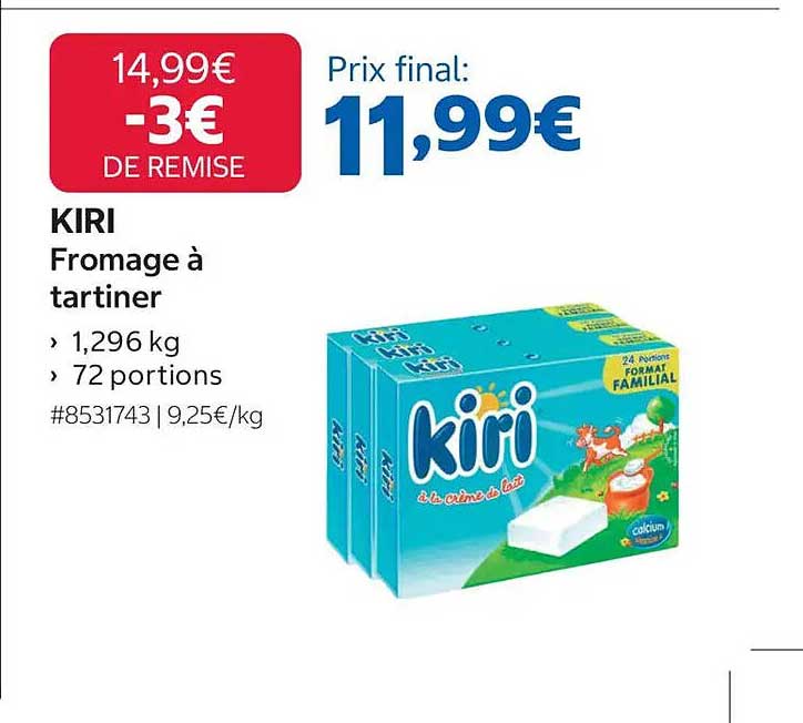 KIRI Fromage à tartiner