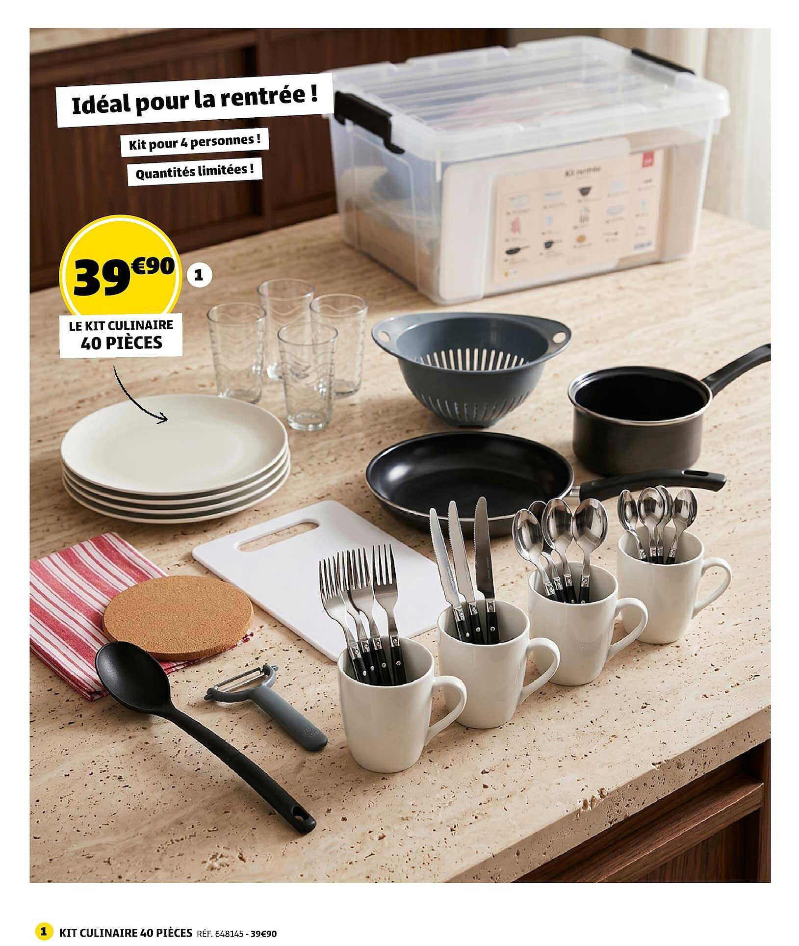 KIT CULINAIRE 40 PIÈCES