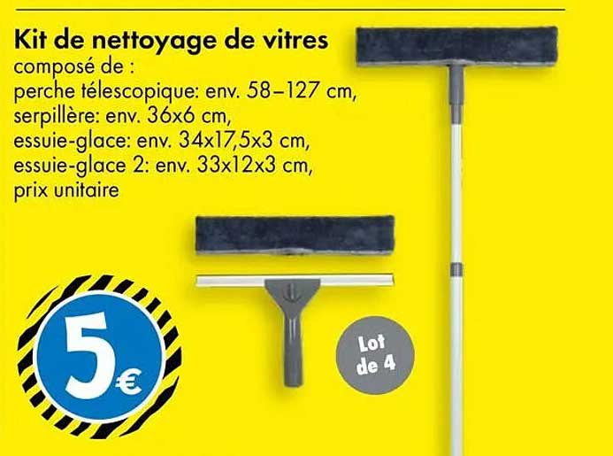 Kit de nettoyage de vitres