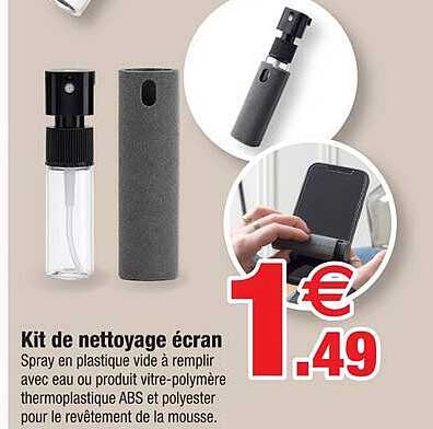 Kit de nettoyage écran