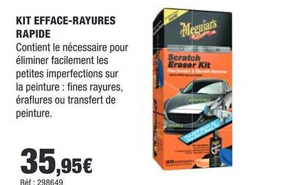 KIT EFFACE-RAYURES RAPIDE