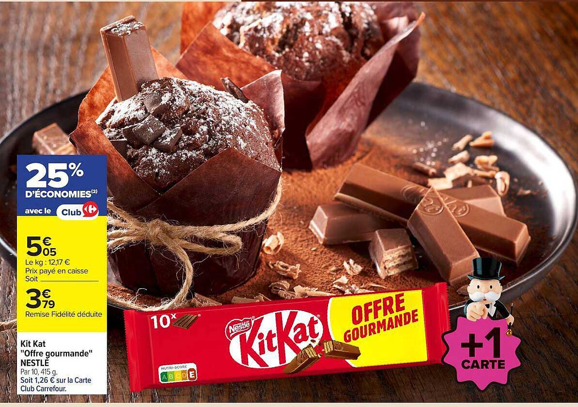 Kit Kat "Offre gourmande" NESTLE