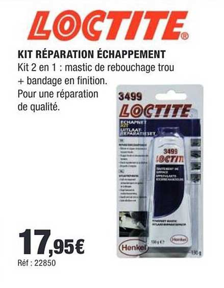 KIT RÉPARATION ÉCHAPPEMENT