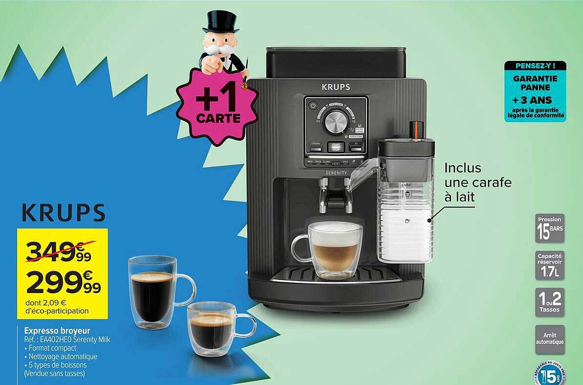 KRUPS Expresso broyeur