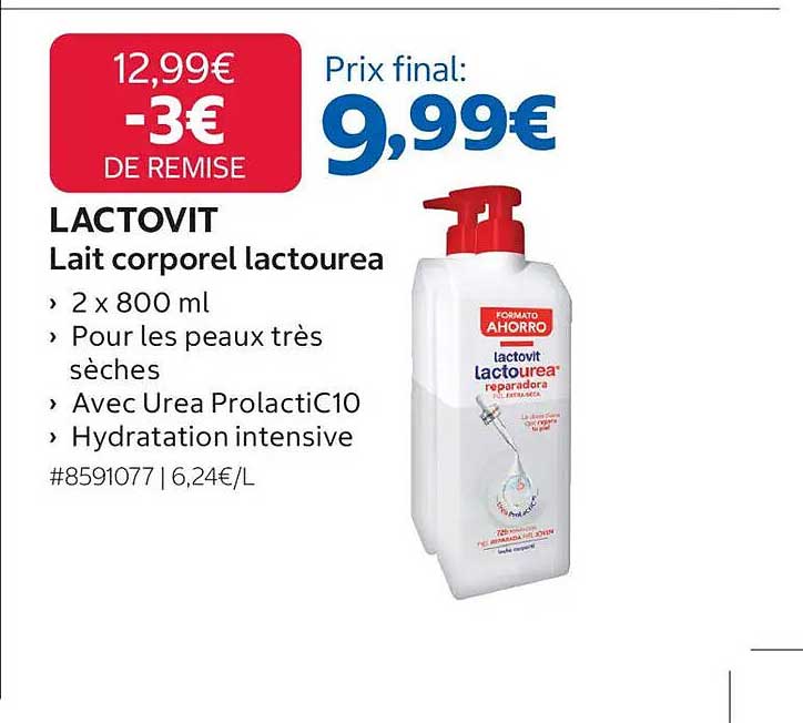LACTOVIT Lait corporel lactourea