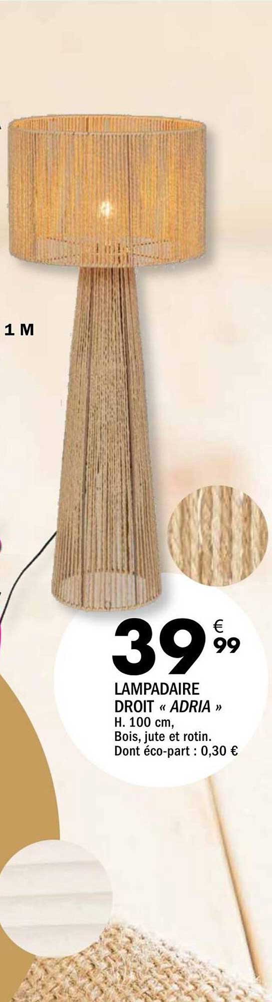 LAMPADAIRE DROIT « ADRIA »