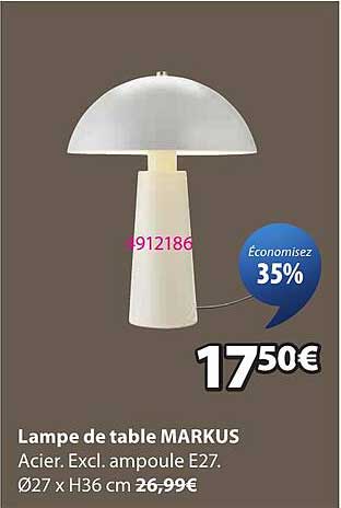 Lampe de table MARKUS