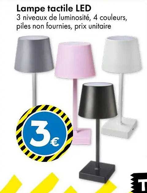 Lampe tactile LED
