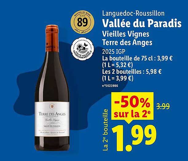 Languedoc-Roussillon Vallée du Paradis Vieilles Vignes Terre des Anges
