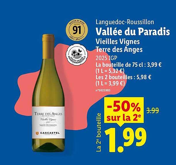 Languedoc-Roussillon Vallée du Paradis Vieilles Vignes Terre des Anges