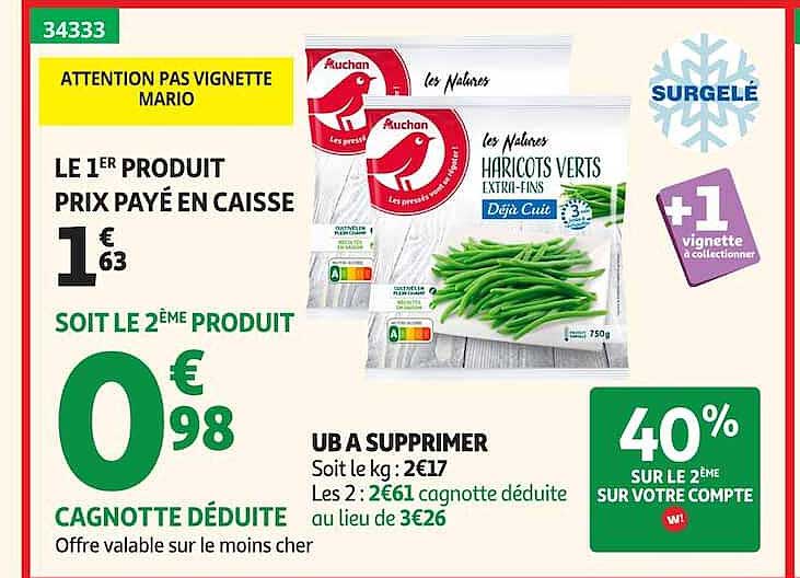 LE 1ER PRODUIT PRIX PAYÉ EN CAISSE
