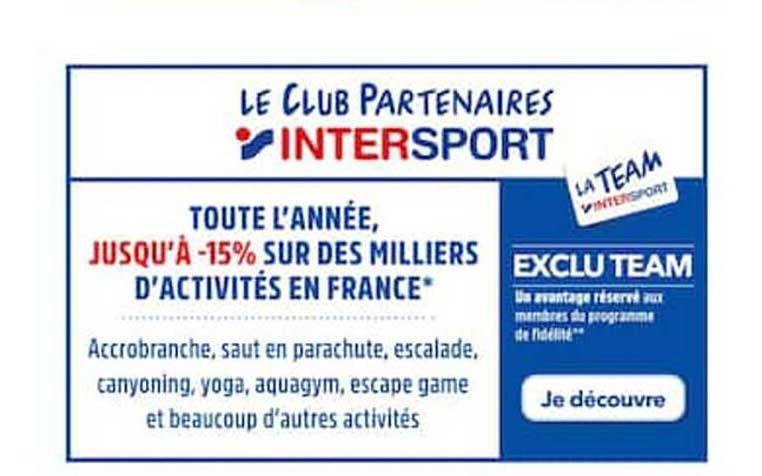 LE CLUB PARTENAIRES INTERSPORT