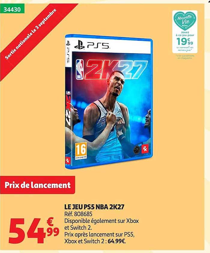 LE JEU PS5 NBA 2K27