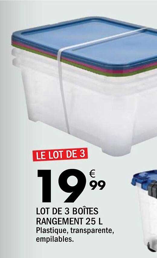LE LOT DE 3