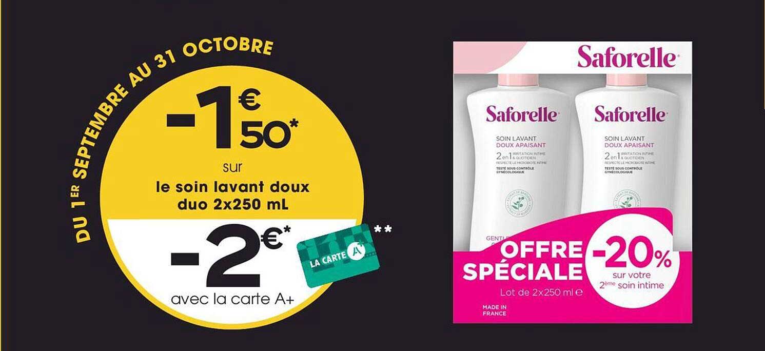 le soin lavant doux duo 2x250 mL