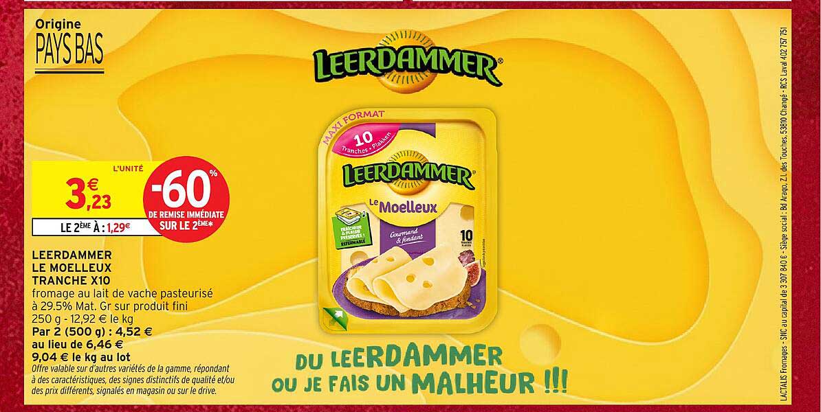 LEERDAMMER LE MOELLEUX TRANCHE X10