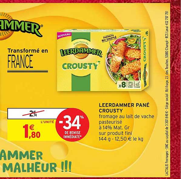 LEERDAMMER PANÉ CROUSTY