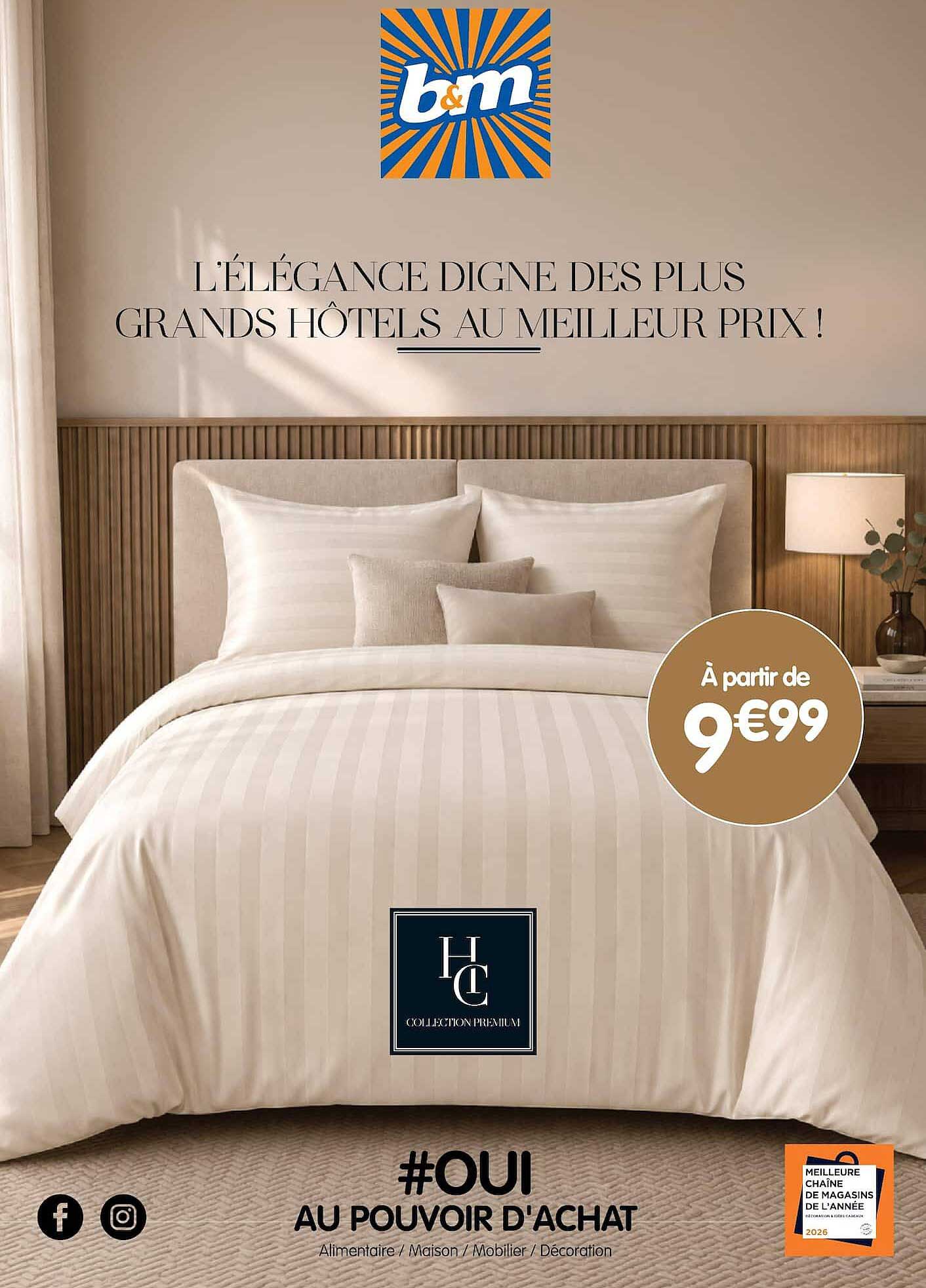 L’ÉLÉGANCE DIGNE DES PLUS GRANDS HÔTELS AU MEILLEUR PRIX !