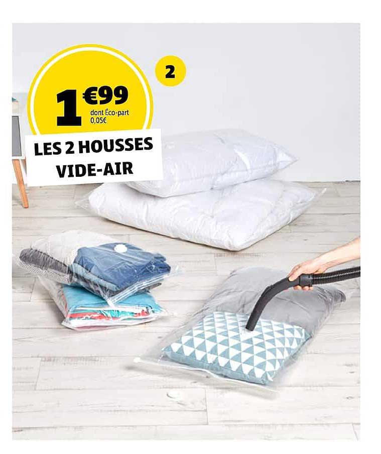 LES 2 HOUSSES VIDE-AIR