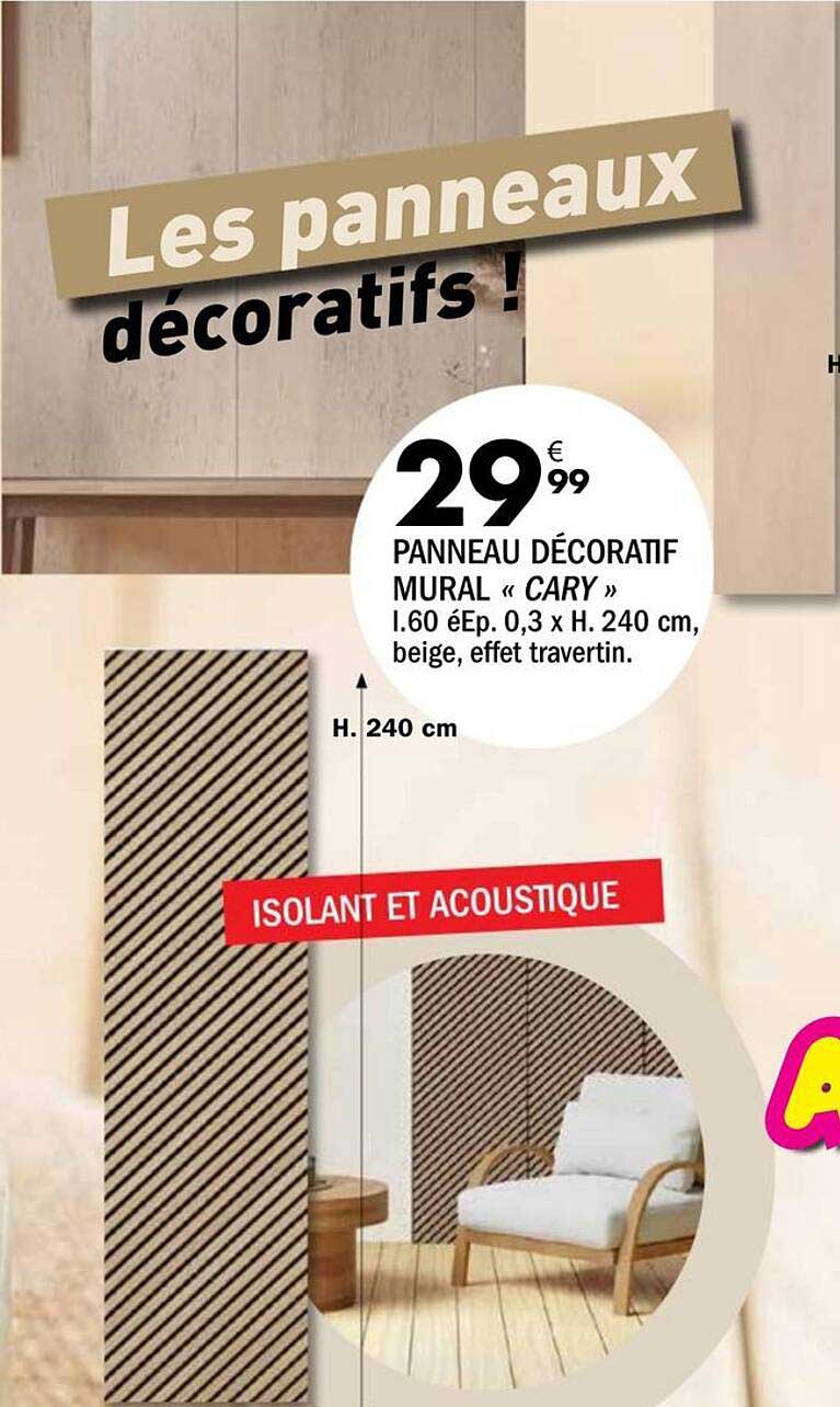 Les panneaux décoratifs !
