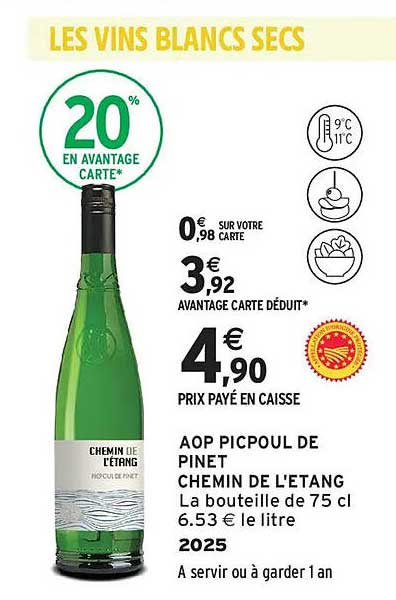 LES VINS BLANCS SECS