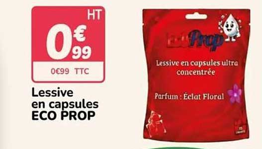 Lessive en capsules ECO PROP
