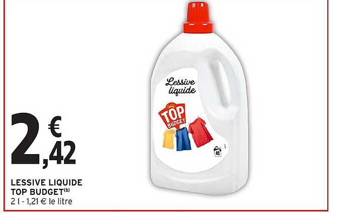 LESSIVE LIQUIDE TOP BUDGET(b)