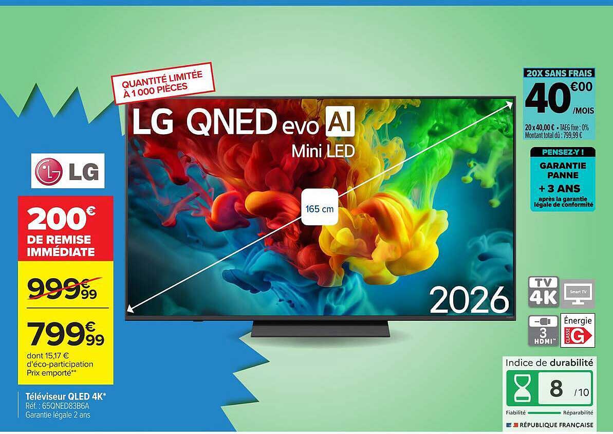 LG QNED evo AI Mini LED