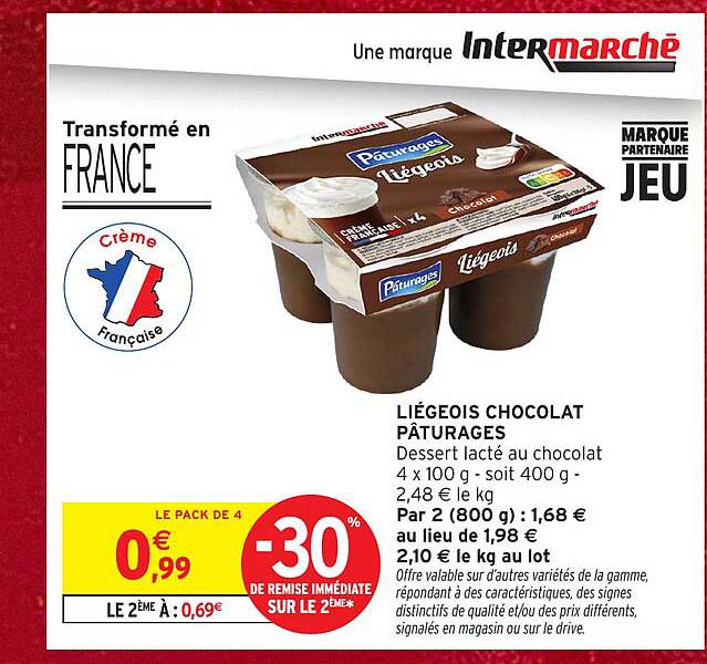 LIÉGEOIS CHOCOLAT PATURAGES