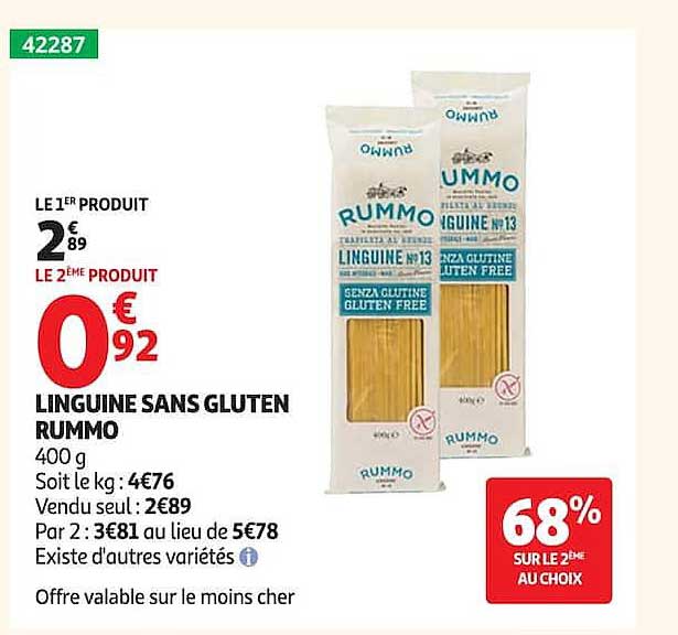 LINGUINE SANS GLUTEN RUMMO